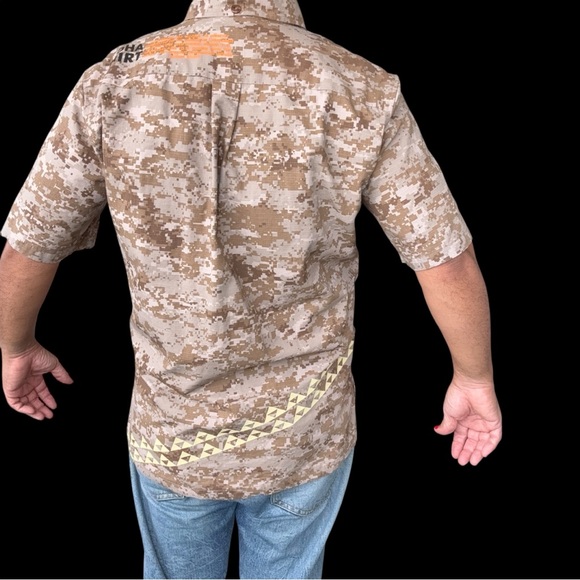 The Aloha Nui camo shirt pullover Hawaii graphic print Medium - Picture 4 of 9